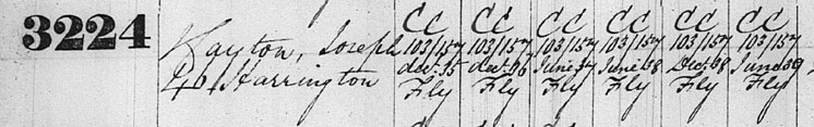 Joseph Hayton Register of Seamen Series II 1840